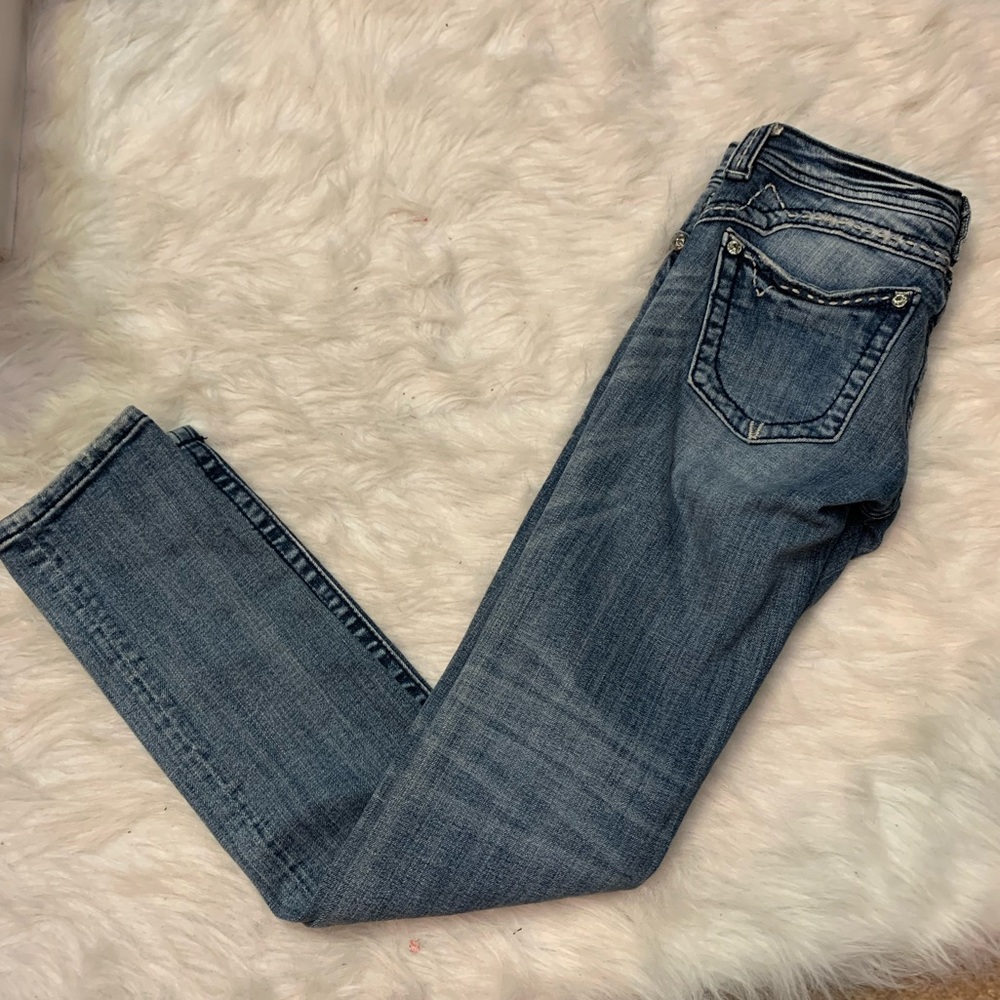 👖 Miss Me light blue skinnies 👖